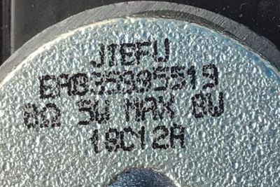 KIT DE BOCINAS PARA MONITOR LG (2 PZ) / NUMERO DE PARTE EAB35995519 / 8Ω 5W / 18C12A / MODELO 24LF454B-PU.BUSQLPM	 - Imagen 3